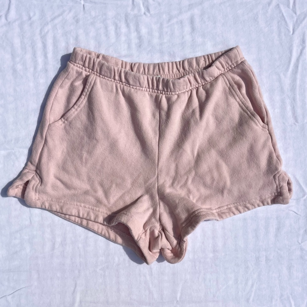 Aerie small light pink sweat shorts/lounge shorts
